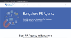 Desktop Screenshot of bangalorepragency.com